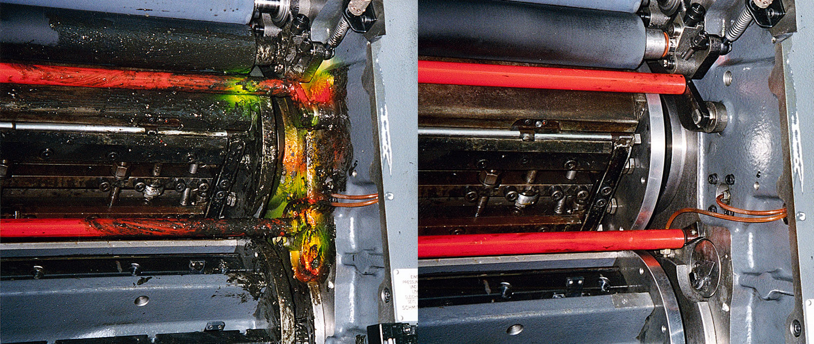Offset Printing Machine Cleaning (Before & After)