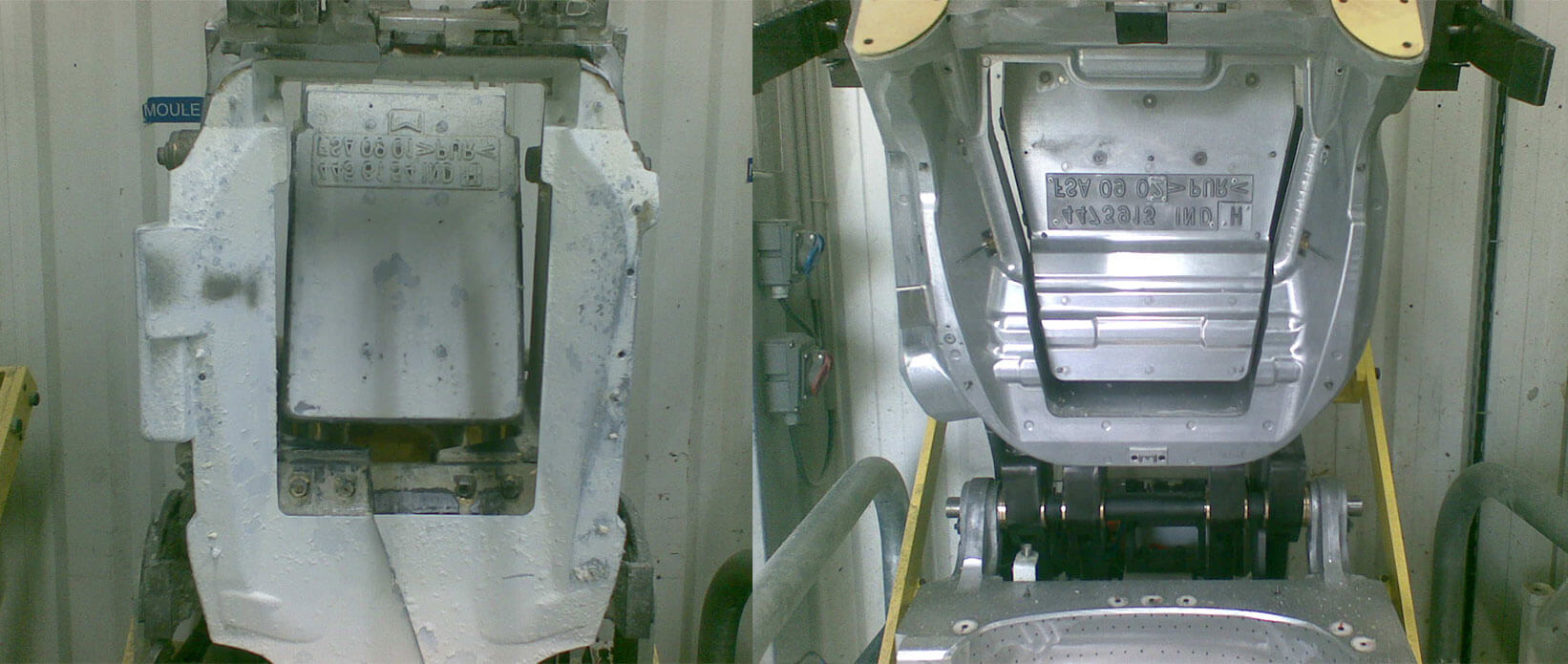 Automobile industry Molds Cleaning (Before & After)